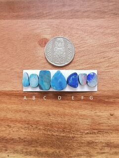 Freeform Australian Opal Doublets - Lot 1