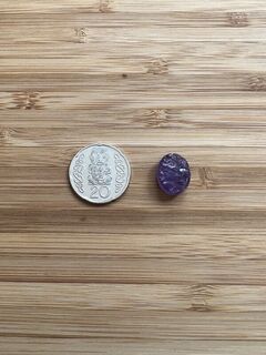 Raw face Amethyst
