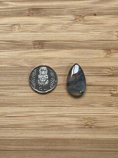 Pear Shaped Moss Agate