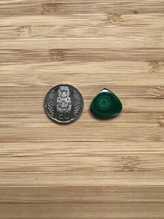 Pear shaped Malachite