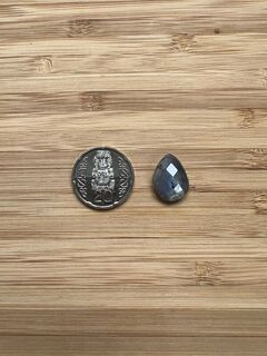 Pear Rose cut Labradorite