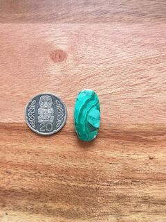 Oval Malachite cabochons
